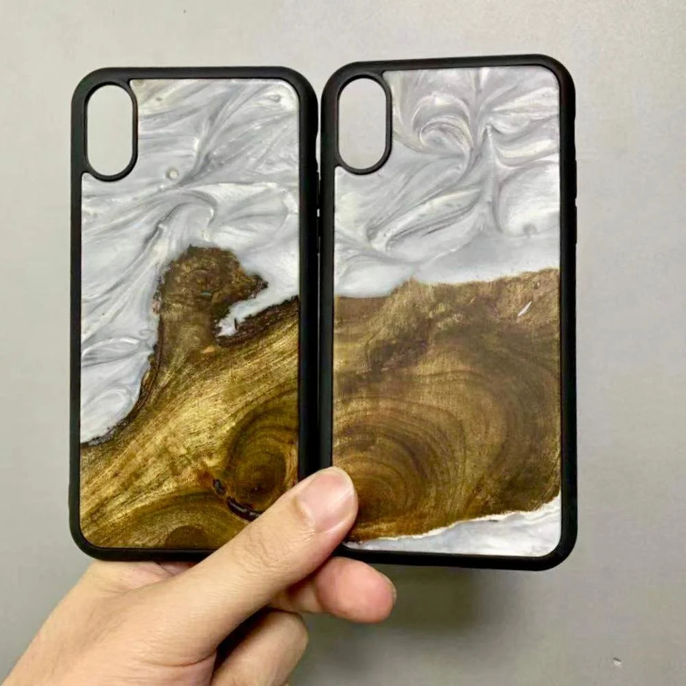 Wood Resin Phone Case For iPhone 11 Pro Max