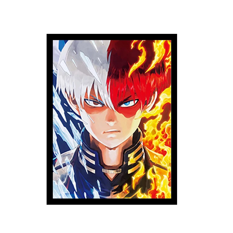 Custom 30*40 cm 3D Poster Lenticular Motion Japanese Changing Flips Printing Anime Poster for Wall Decor