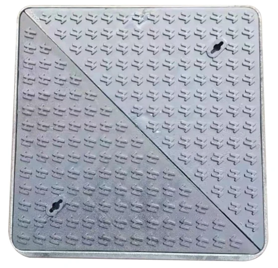 600*600  ductile iron  square  and  round  A15 B125 C250  D400 Manhole Cover