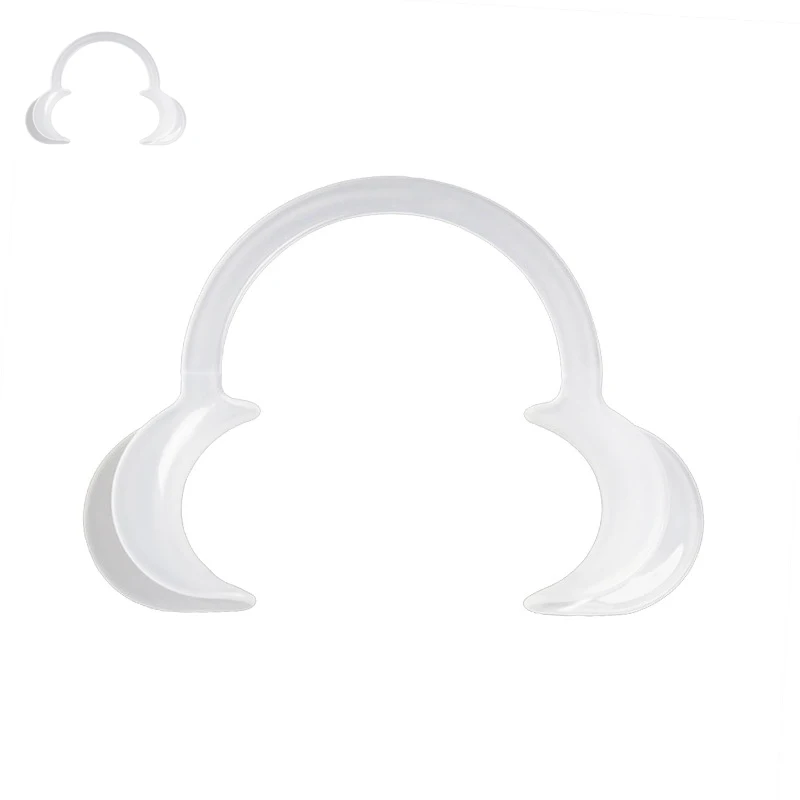 High quality Teeth Whitening Mouth Opening Device Disposable C Shape Dental Cheek Retractor