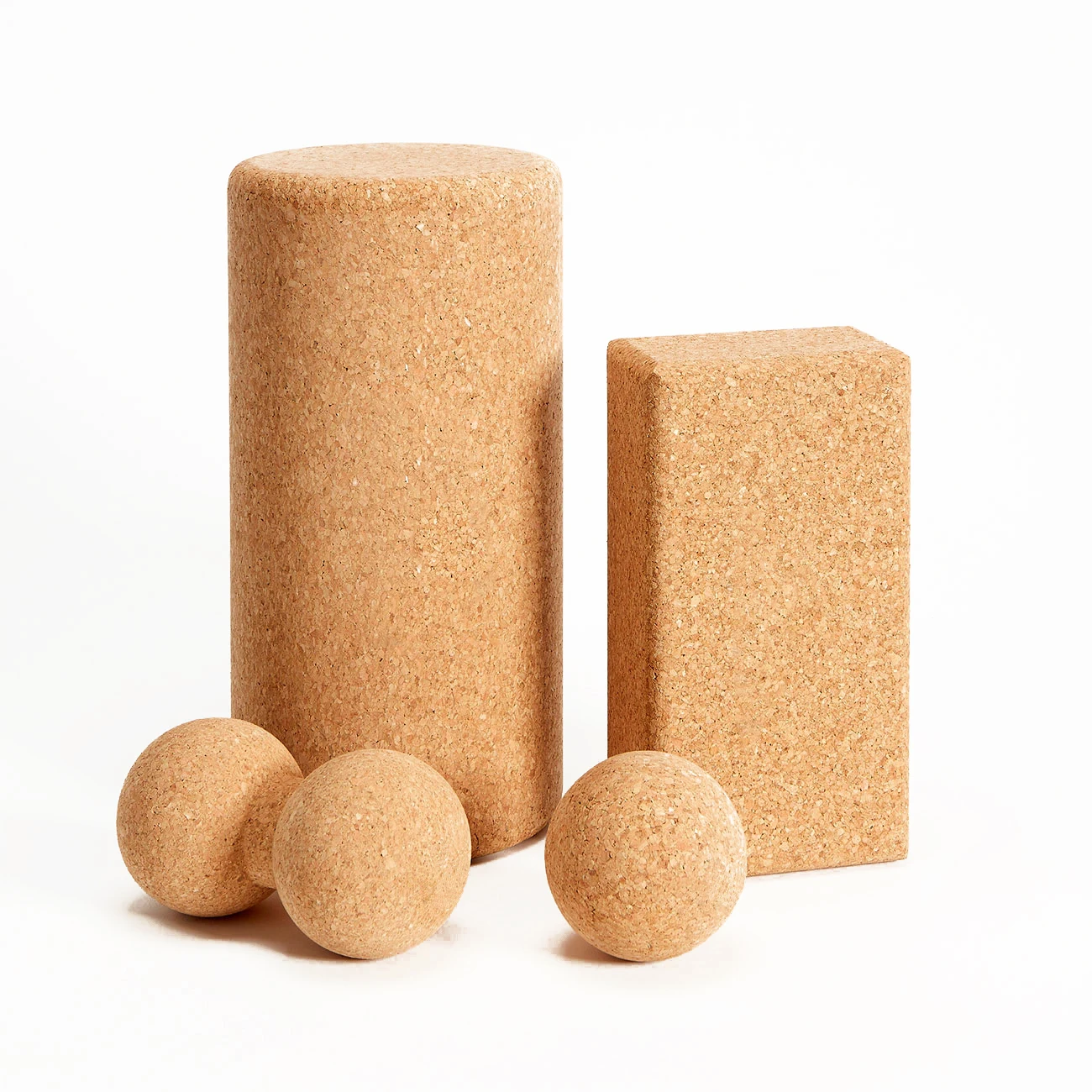 Factory Direct Eco Friendly Custom Logo Yoga Ball Cork Massage Ball