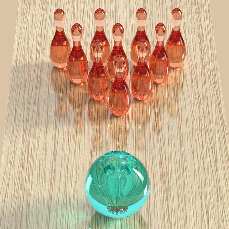 1150 Crystal Epoxy Bowling Ball Silicone Mold DIY Fun Play Set Jewelry Resin Craft