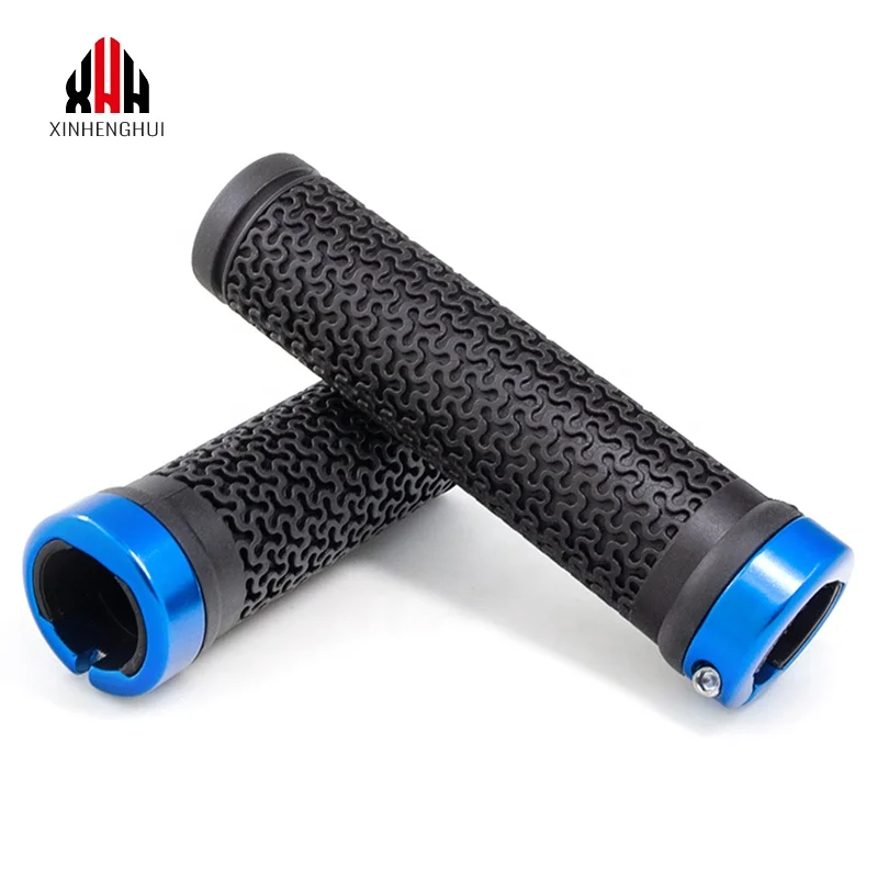 XH-G104BL manufacturer sale wholesale bicycle parts accessories oem comfortable rubber  bike handlebar grip