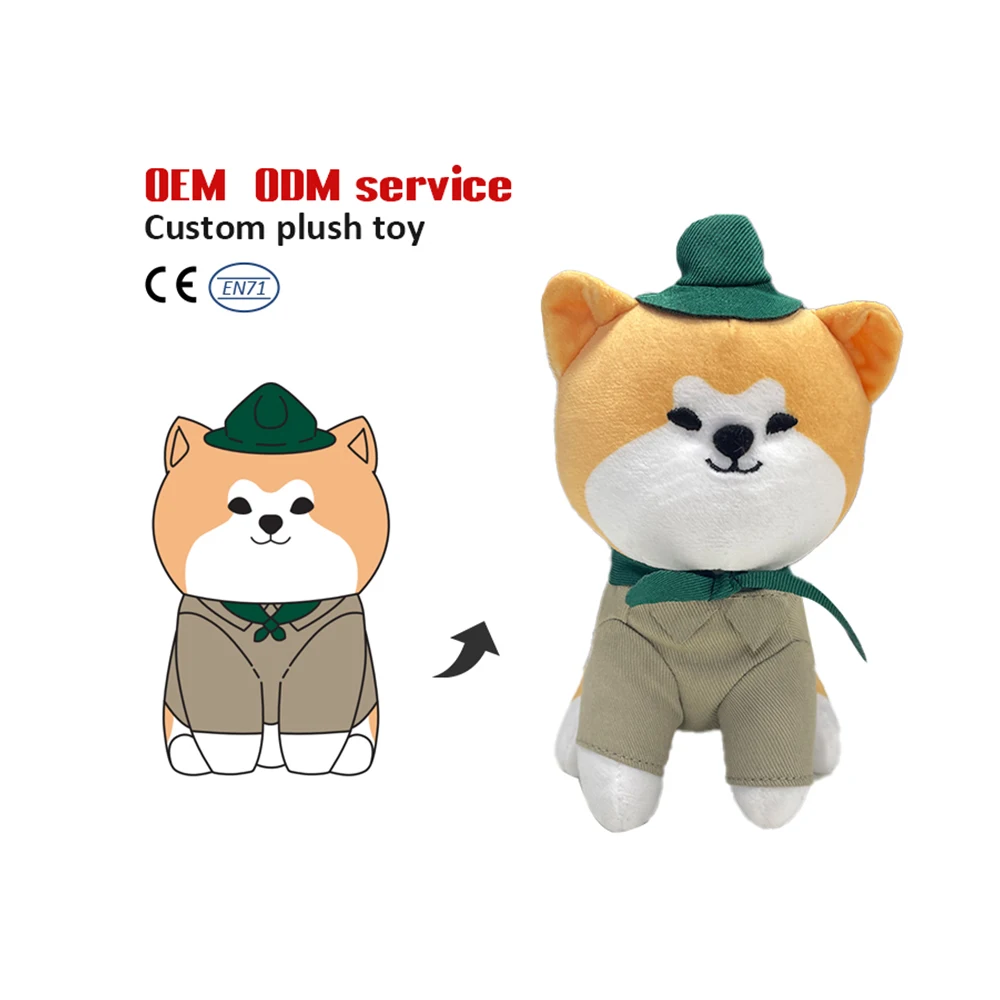 Manufacturer of custom plush toys  custom stuffed plush animal dog for baby gifts