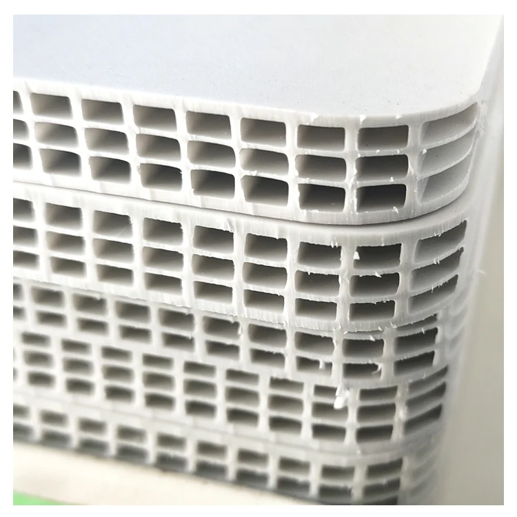 13 mm high glossy surface recyclable PP hollow  plastic construction building formwork  boards for concrete