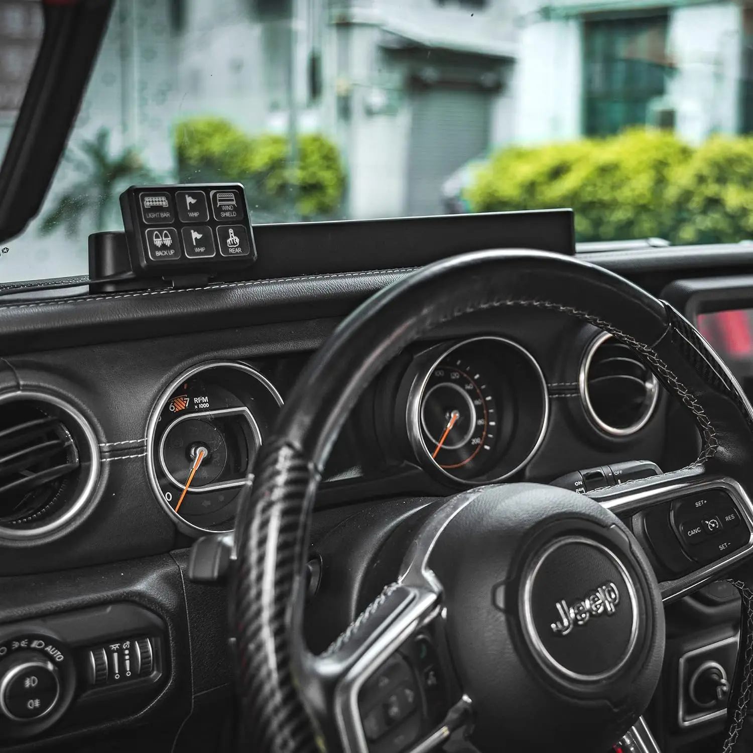 6 Gang Switch Panel Kit Circuit Control Box Relay System Universal ON-Off Touch Switch Box for Car Marine Boat