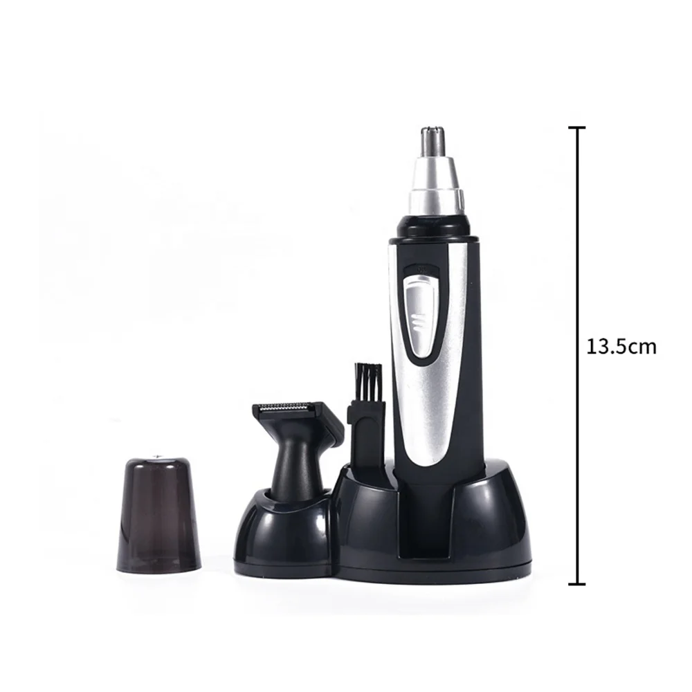 Biumart Wholesale Nose Hair Trimmer Two Replacement Heads Washable Safe Nose Hair Trimmer for Men