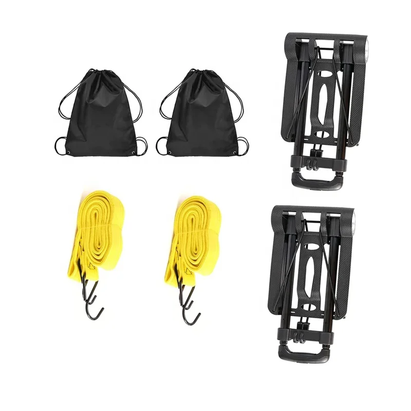 Heavy Duty Foldable Hand Sack Wheel Trolley Folding Truck Barrow Cart Travel Luggage Shopping Cart Portable Home Use