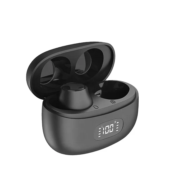 Glory star LED display wireless headphone In Ear Touch Control Earbuds Beans TWS Earphones