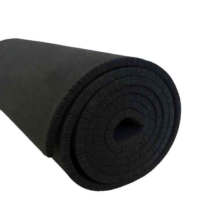 hs code 25mm thickness insulation materials rubber foam sheet price