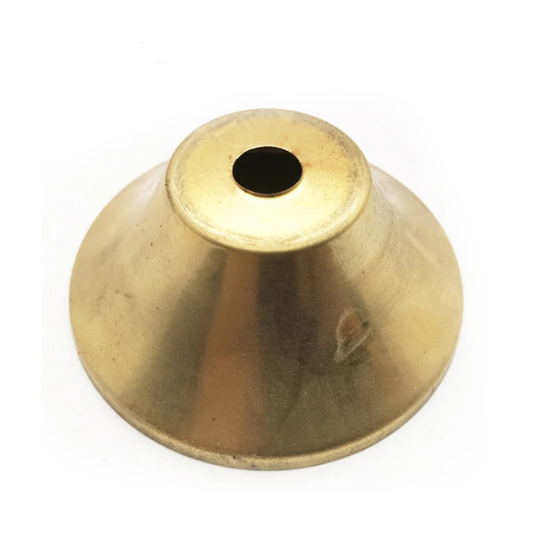 OEM metal drawing stamping brass cone spinning parts