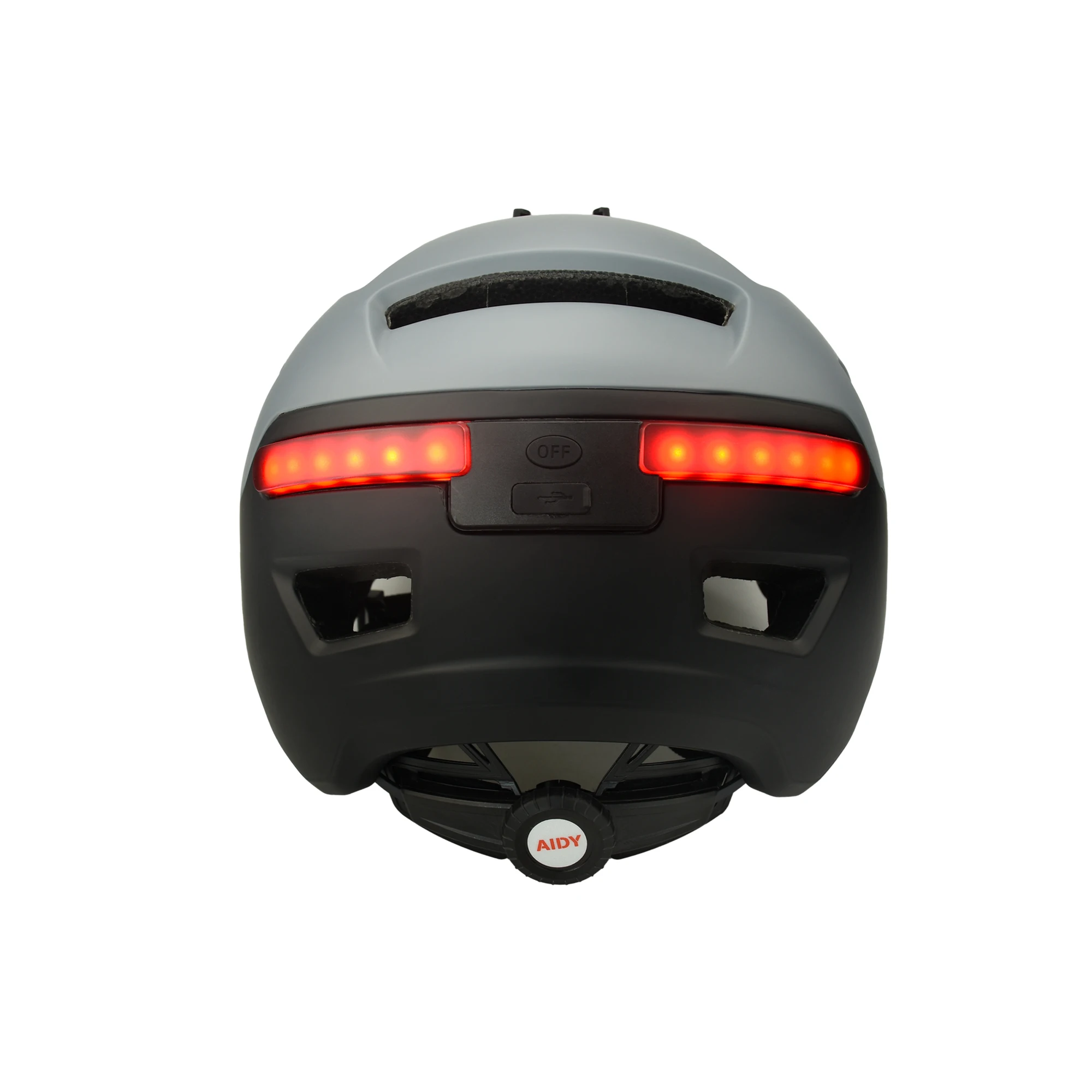 OEM In-mold lightweight safety helmets mtb mountain bike cycling helmet with detachable sun visor and  rear light customizable