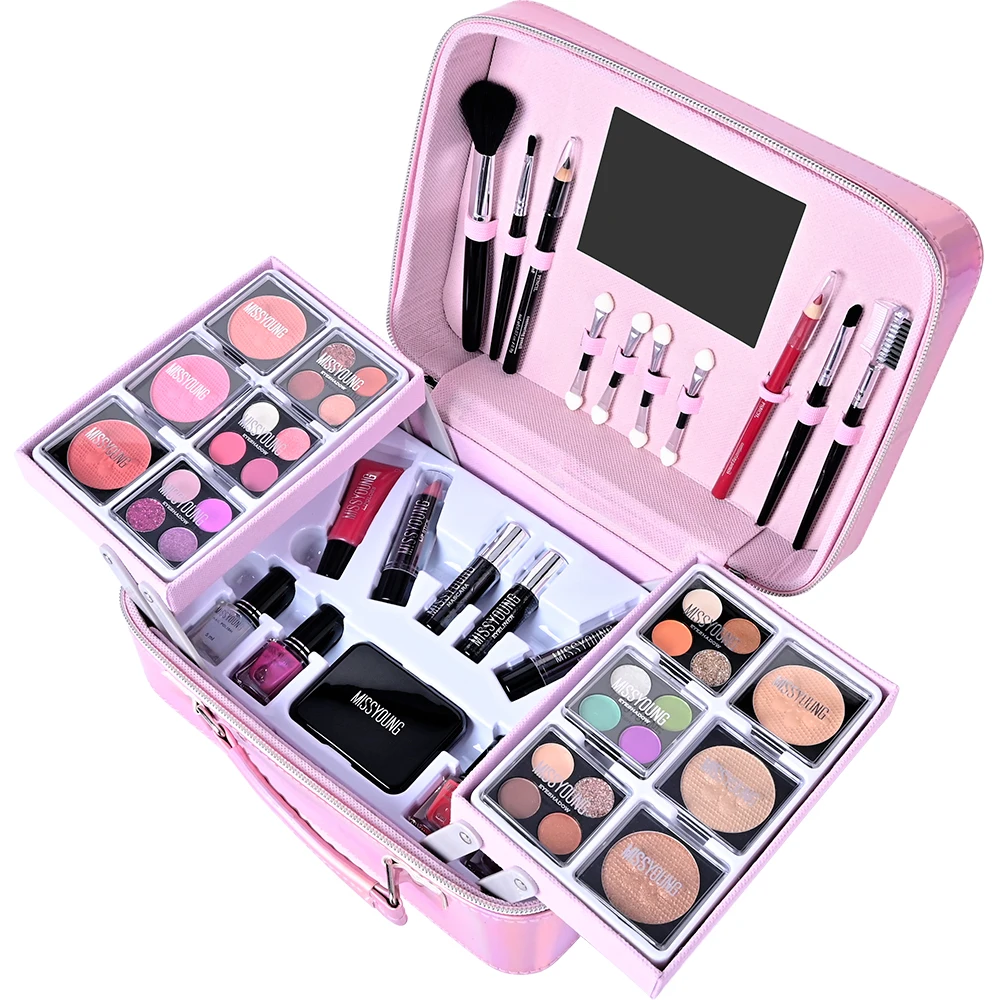 Wholesale sales girl makeup cosmetics set makeup kit Professional Cosmetics Makeup Sets