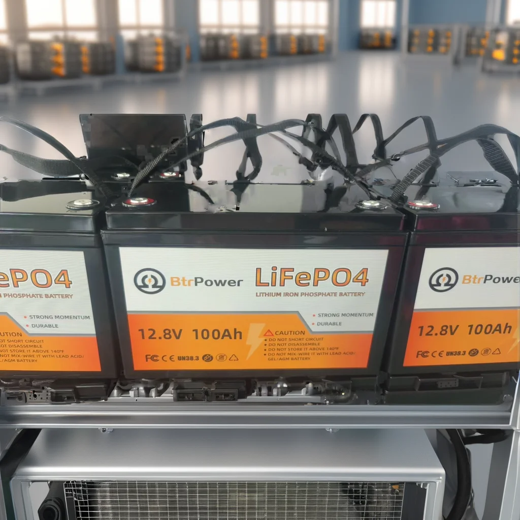 EnergyCreative 12V 50AH 100Ah LiFePO4 Battery with BMS 6000+ Cycle Lithium Ion for Power Tools 48V Cell Size