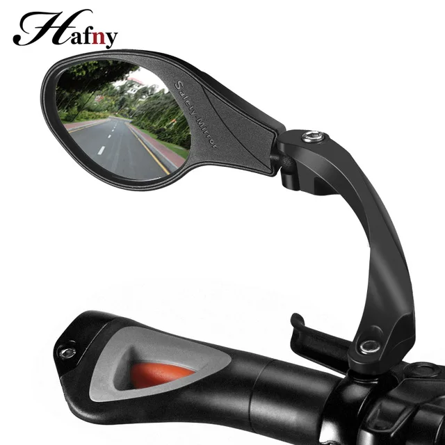 Bicycle Stainless Steel Cycling Clear Wide Range Back Sight 360 Degrees Rot Adjustable Bike Rear View Mirror