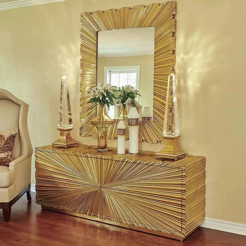 Luxury Home Storage Furniture  Modern Models Cheap Antique Wood Cabinet Orange Building Style Living Packing Room