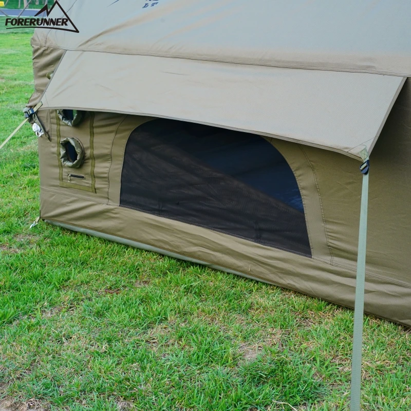 Forerunner  Waterproof Oxford Hiking Air Tube Family Camping Tent Large Camp Base air pole tent