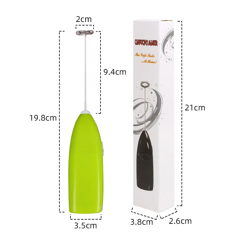 Battery Operated Mini Hand Milk Frother Handheld for Coffee Matcha Hot Chocolate