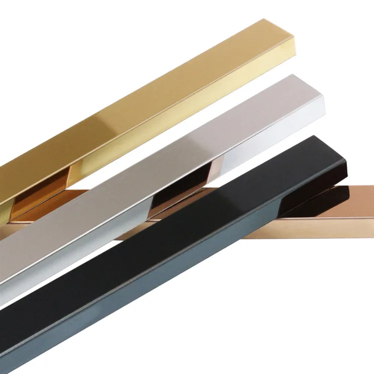 Profile U Channel Trim Edge U Shaped Trim Stainless Steel Ceramic Stainless Steel Tile Trim U Shape