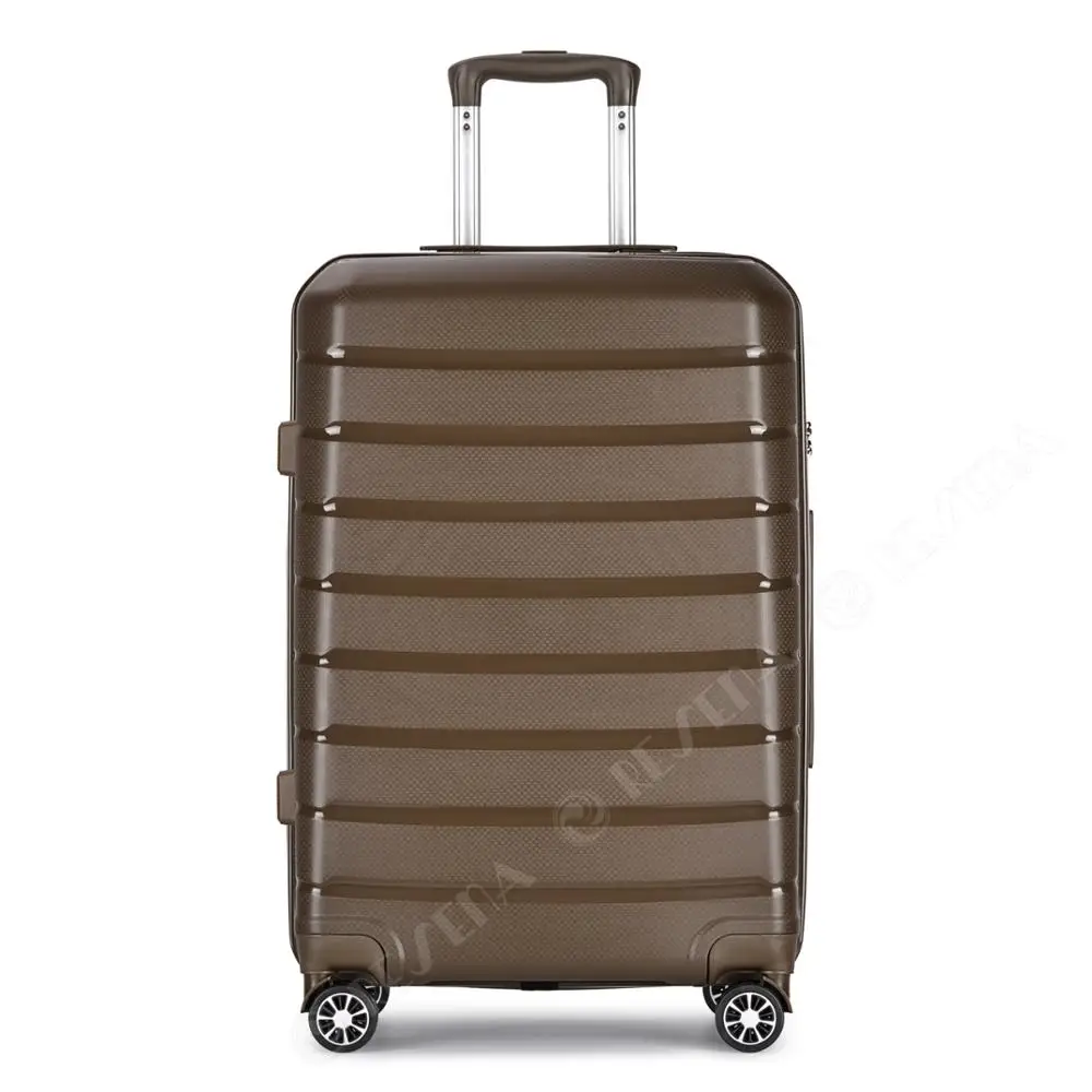 New Type Wholesale OEM/ODM Trolley Bag 3 pcs Airplane Hard Shell Cheap Travel PP Luggage Set