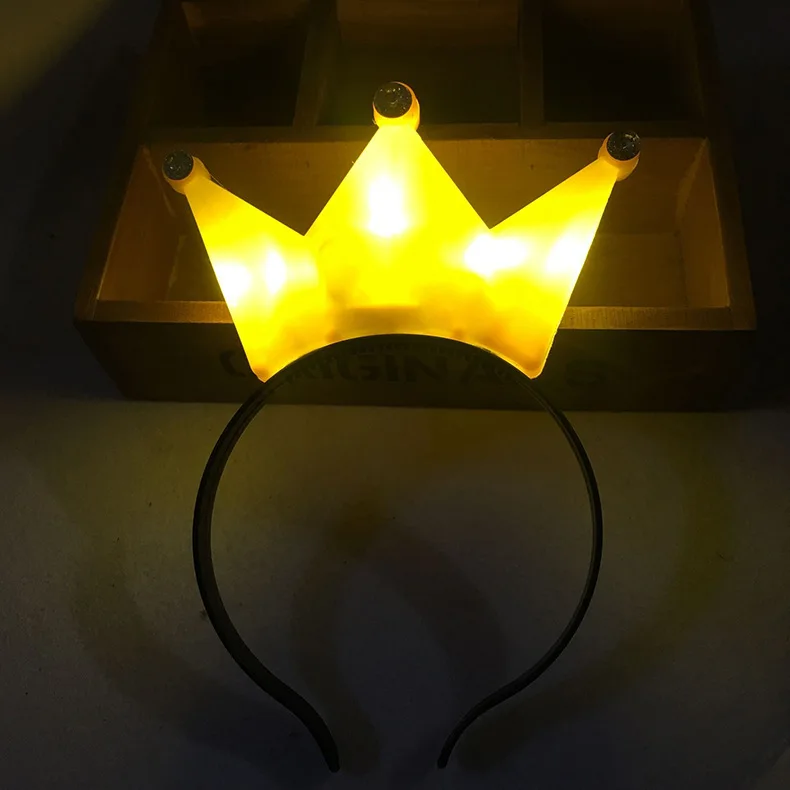 Светящаяся головная повязка «Корона» светящаяся игрушка оптовая
