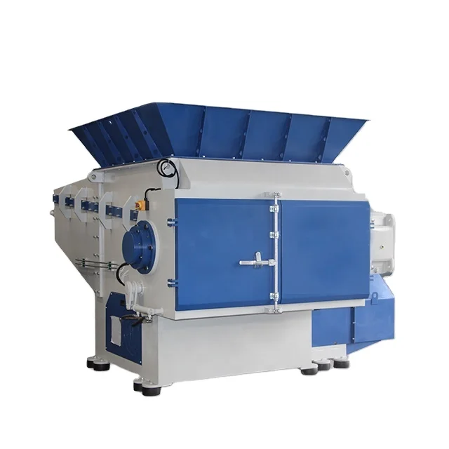 
big capacity PET bottle shredder crusher single shaft shredder shredding crushing machine for sale 