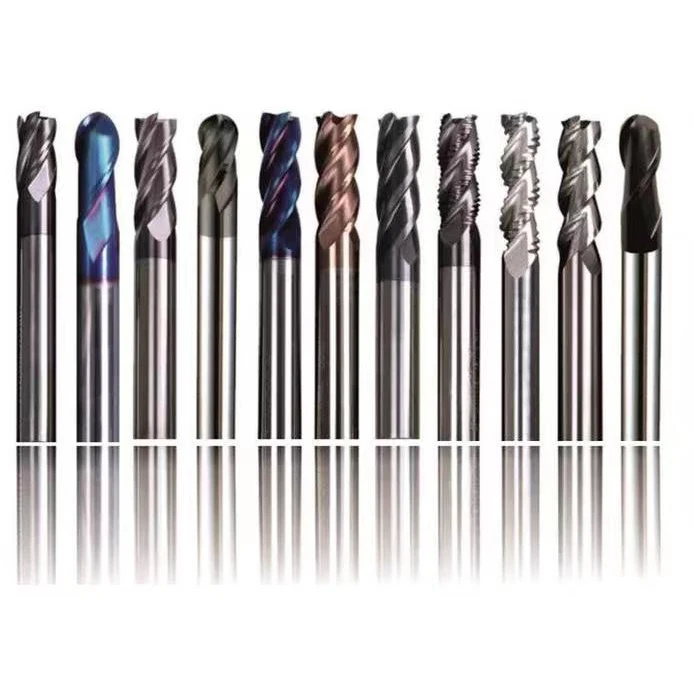 SHK 4MM One Flute Milling Cutter Tools CNC Bits Single Flute Spiral Router Carbide End Mill
