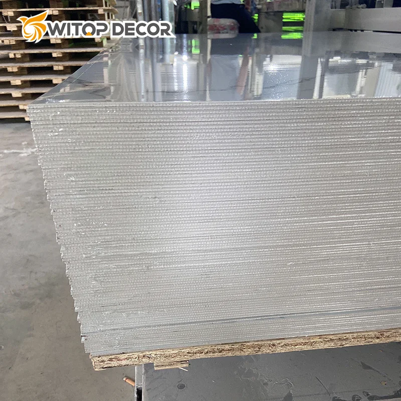 plastic decoration materials pvc high gloss uv board from china