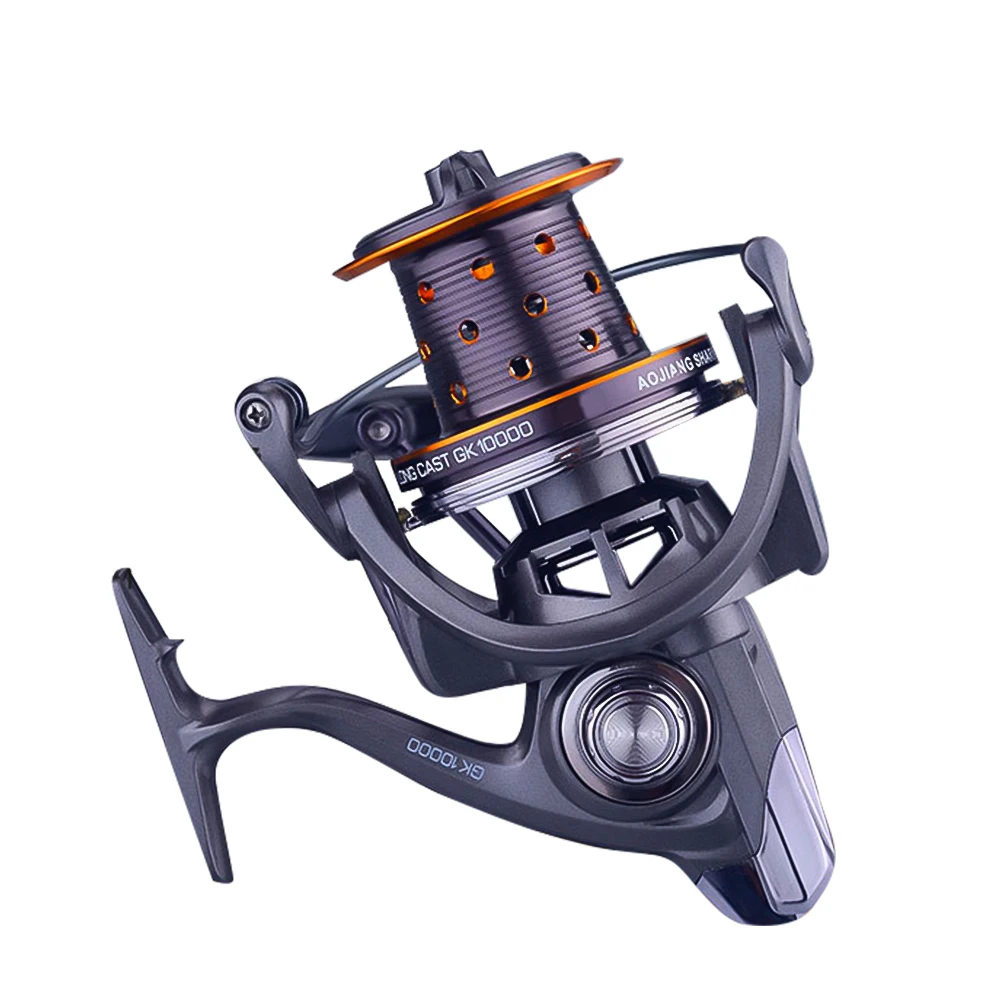 6+1 Stainless steel bearing metal fishing reels 5000-10000 big far throw reel