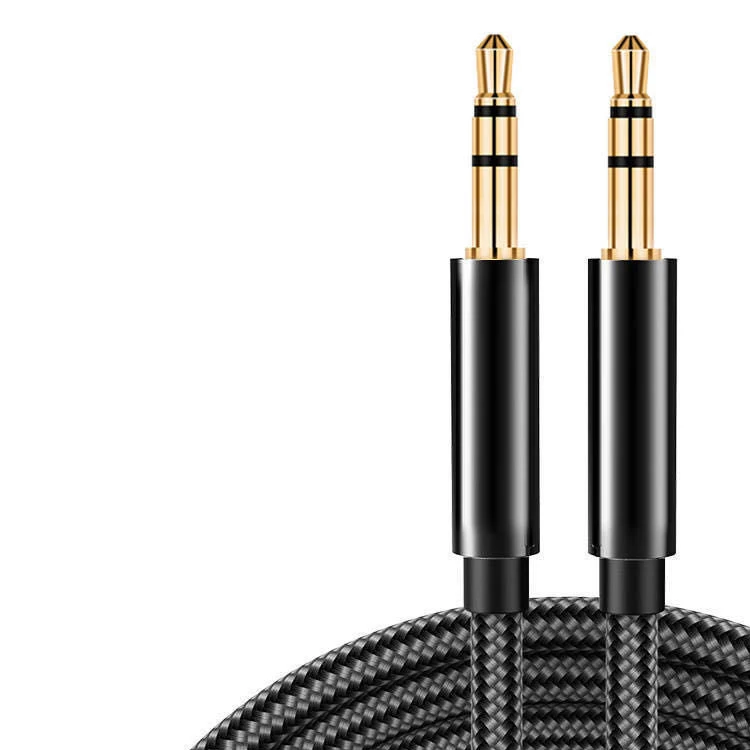 Aux-кабель с разъемом 3,5 мм на 3,5 мм, стерео аудио кабель для сотовых телефонов и mp3, ПК, мобильных телефонов, Игровых Наушников, гарнитуры