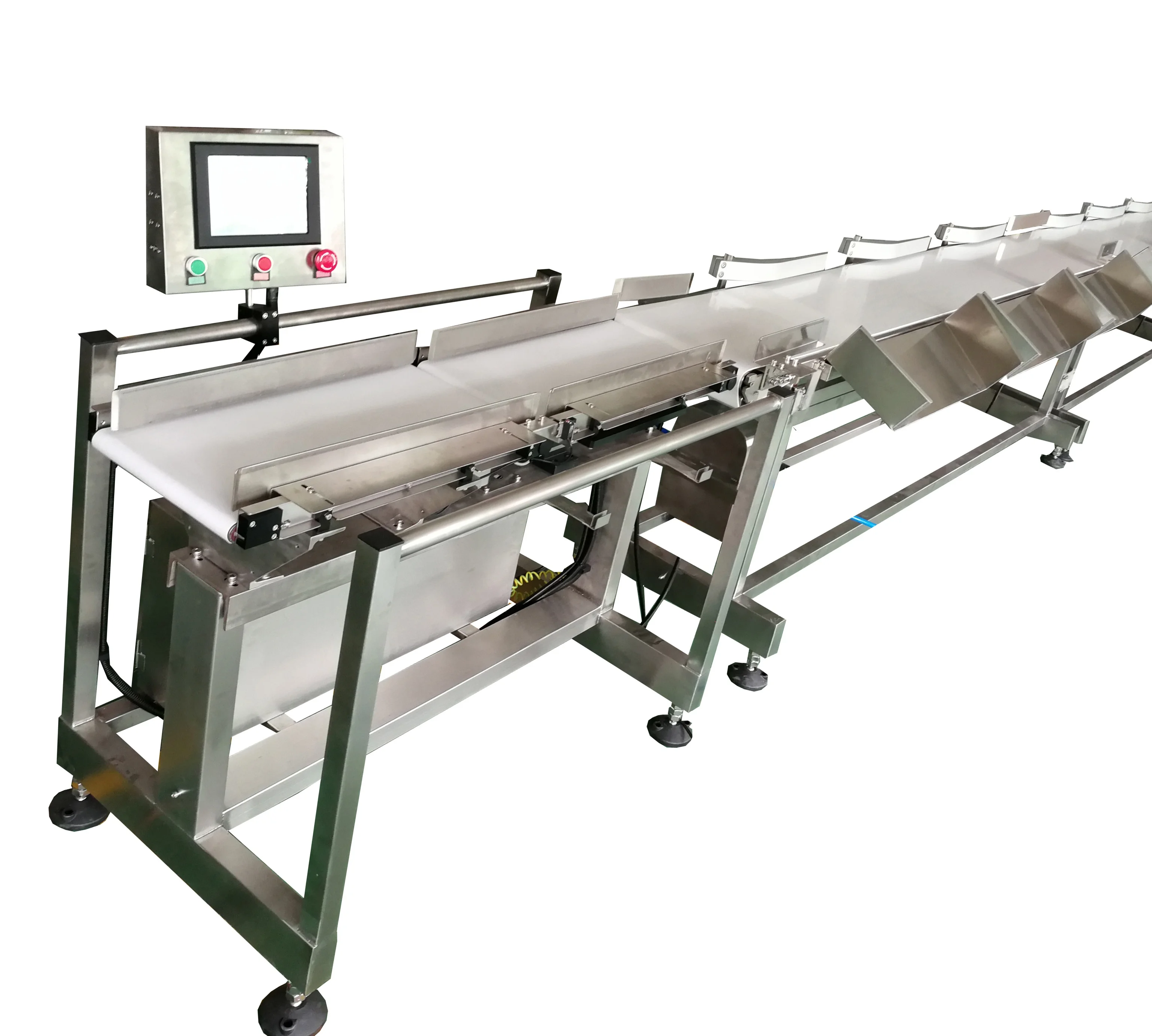 Automatic chicken slaughterhouse chicken weighting and grading machine