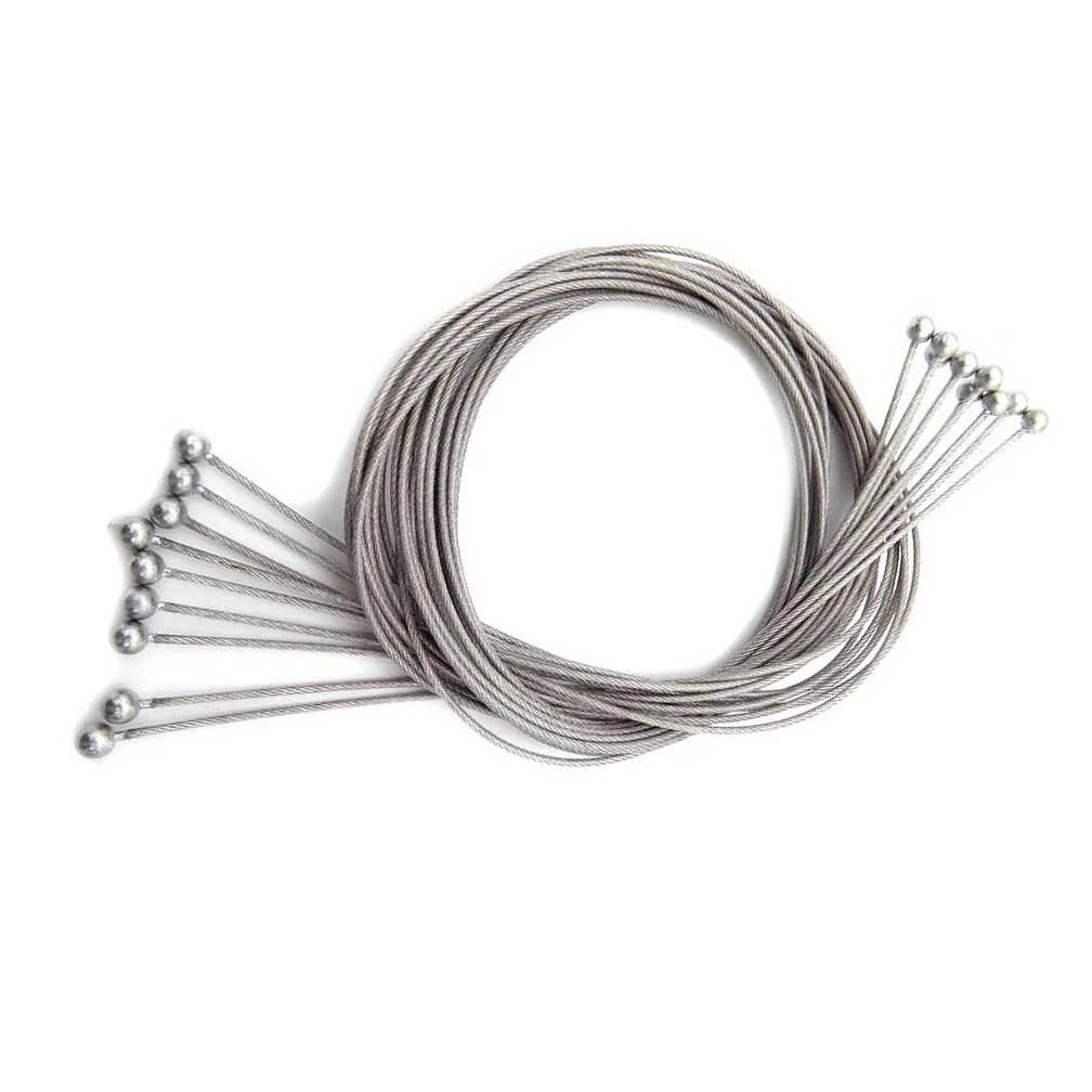 Bicycle Brake Gear Shift Cable Inner Wire Stainless Steel Galvanized Steel Wire Rope Construction 1x19 Inner Wire For Mtb Road