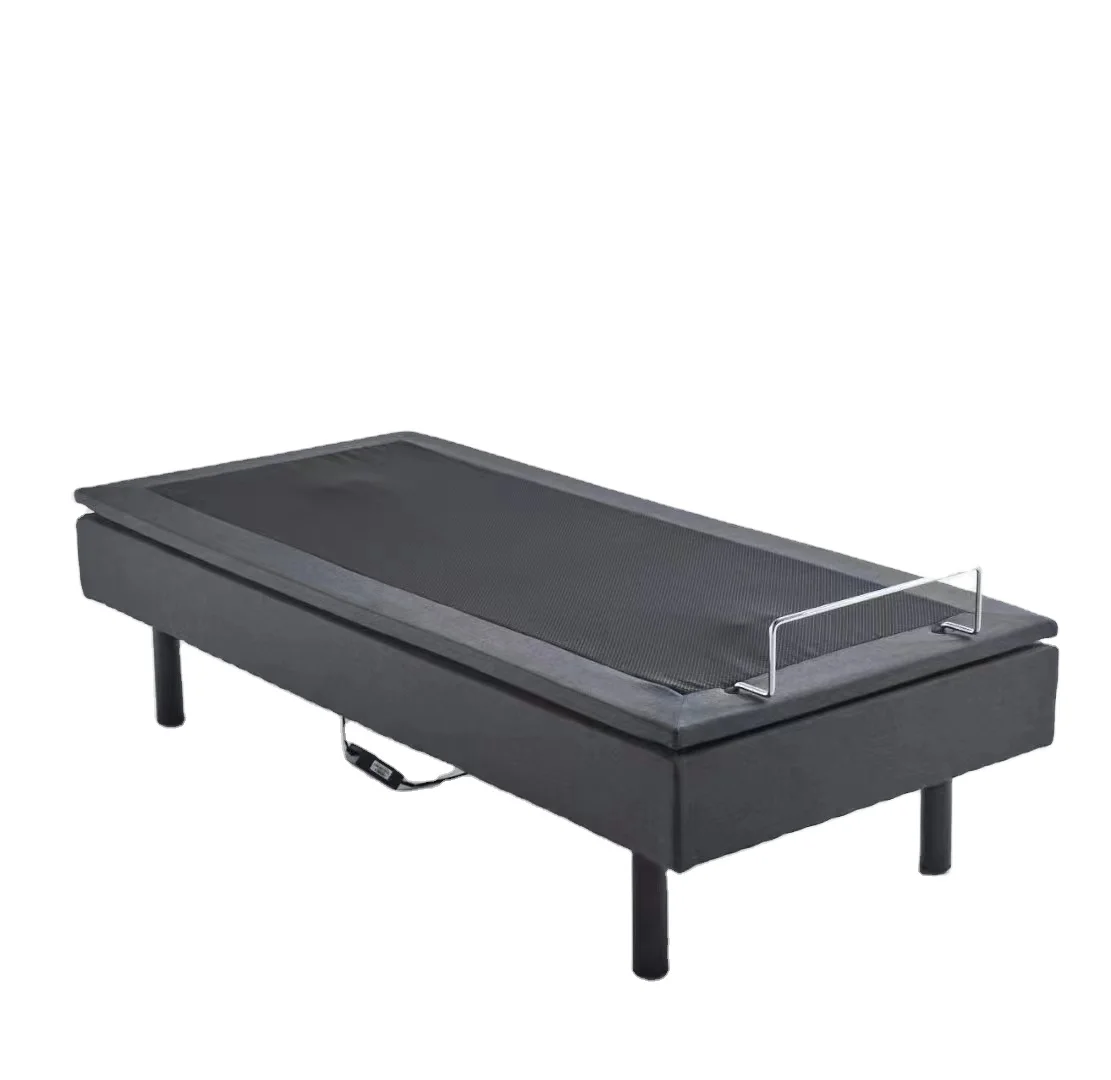 customized full size electric metal bed frame adjustable bed base
