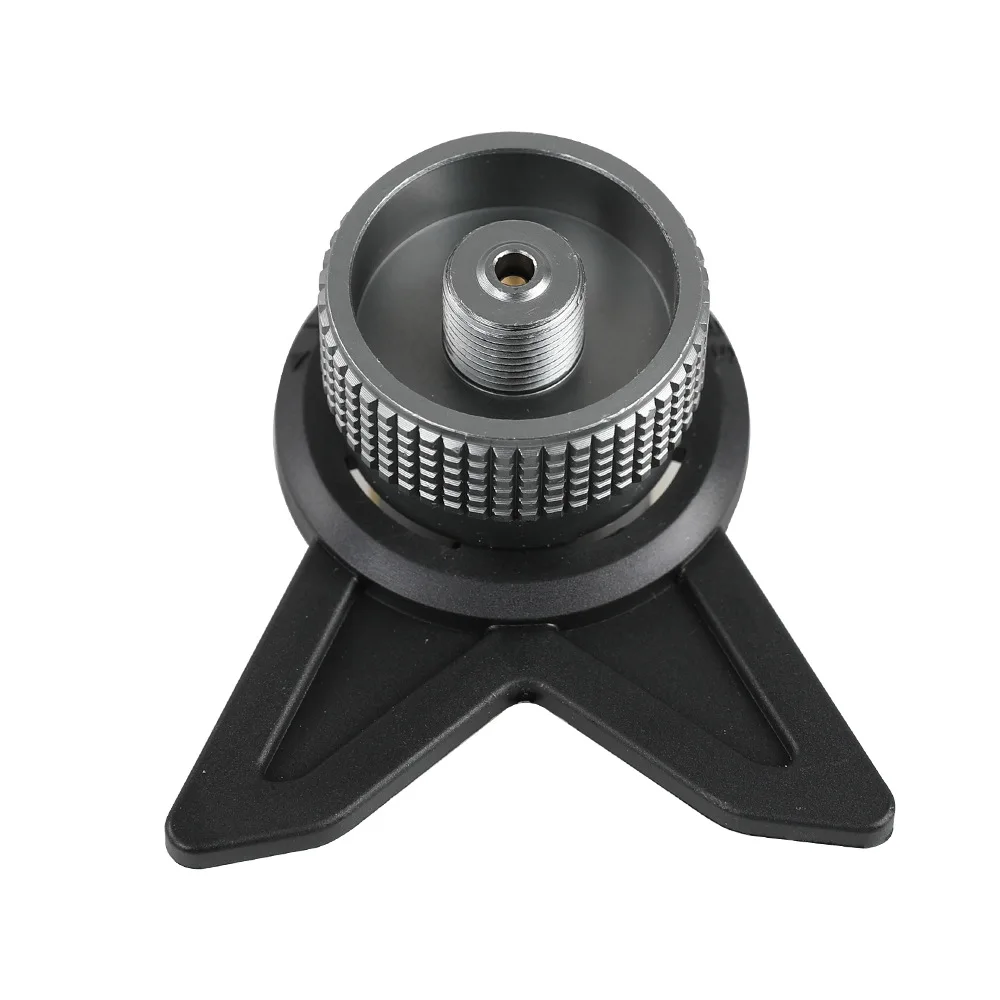 Outdoor Camping Gas Stove Converter Gas Burner Connector Aluminum Gas Tank Adapter Outdoor Picnic Stove Propane Refill Adapter