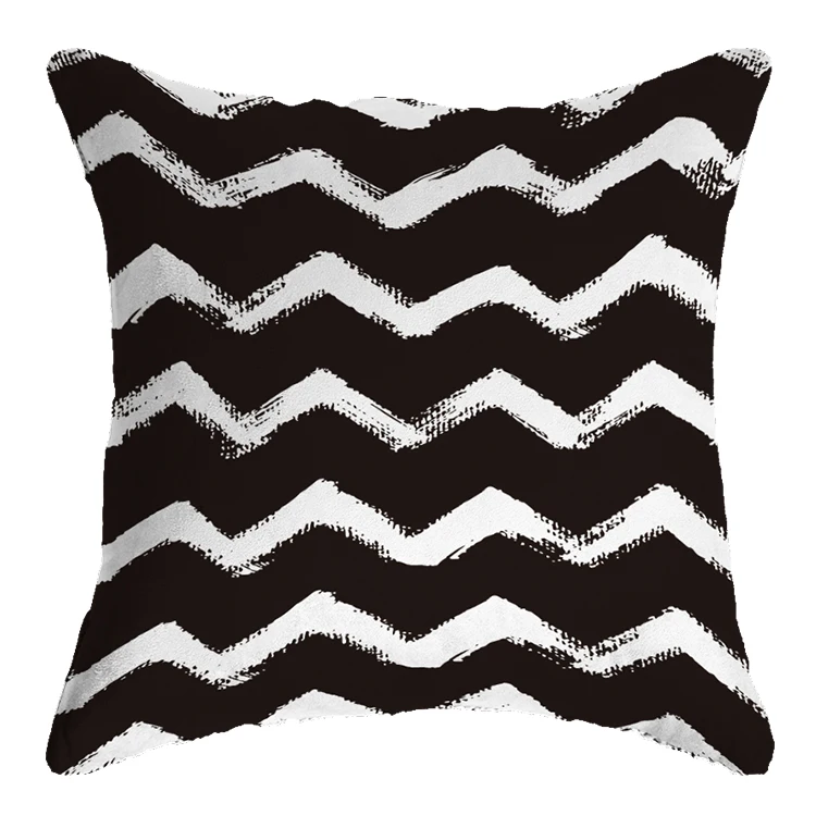 Custom Digital Printed Sofa Pillow Covers 16 x 16 Modern Decoration Cotton Linen Pillow Cushion