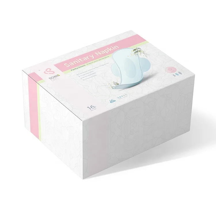 Sanitary napkin boxed sanitary pads for women with low MOQ sanitary napkins