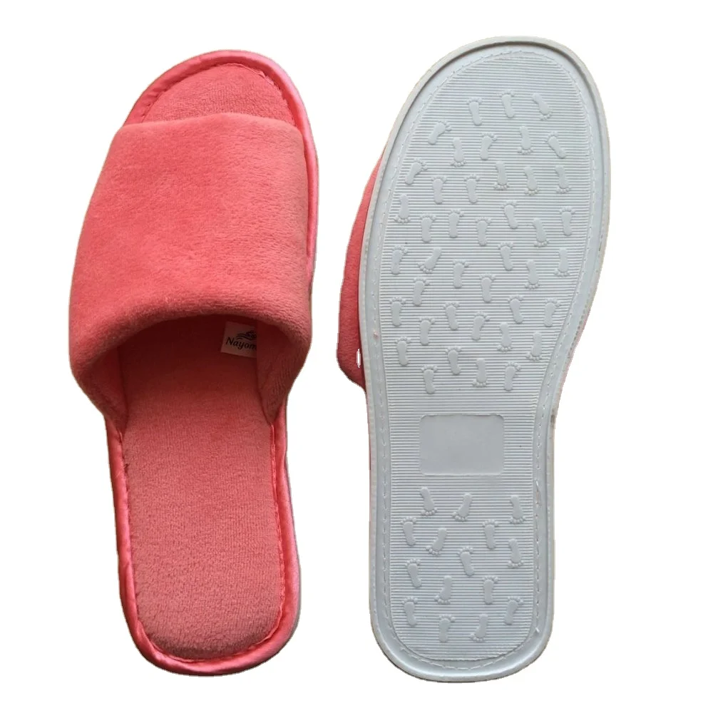 Customized hotel washable velour slipper