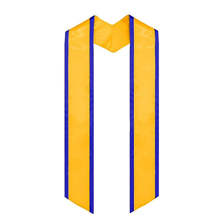 Blank Trim Blanks Bulk Sublimation Stoles Kids Teen Graduation Stole Sash Unisex