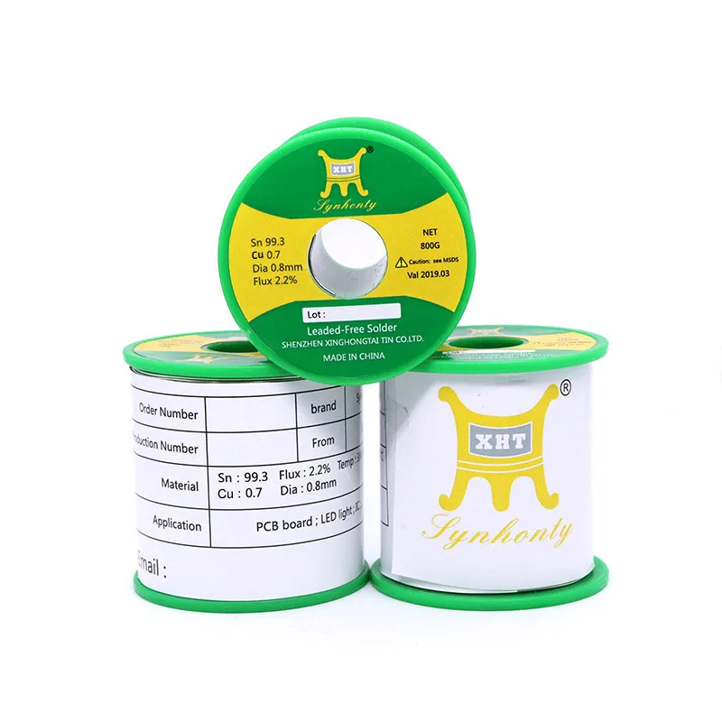 XHT customize Lead Free Solder Wire Soldering Wire Tin Solder Solder High Purity Professional Welding Wire Asahi Solder Wire