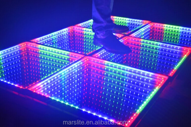  3D Туннель времени цветной RGB светодиодный сценический светильник меняющий цвет портативные светодиодные панели танцпола для