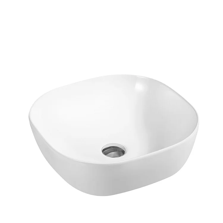 JM7832-42 420*420*120  Promotion  Bathroom ceramic Vanity Hand Wash Basin