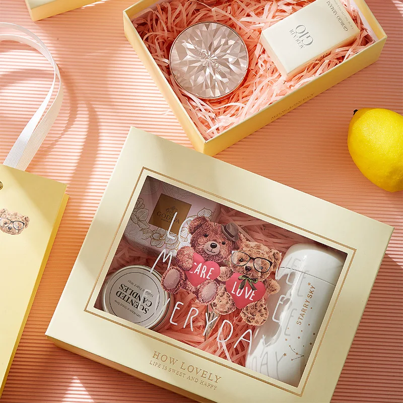 gift box packaging with window