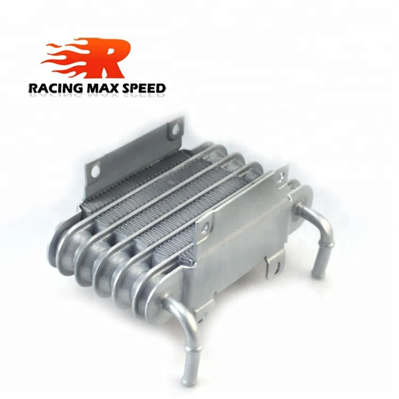 
High quality China Manufacturer car fuel system universal car and Motorcycle Small Oil Cooler silver 