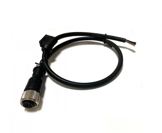 m12 circular connector right angled ip67 pcb 2 pin connector m12 m12 to rs232 cable connector