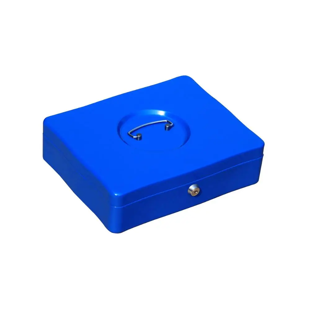 Стальной ящик для денег с 5 отделениями и блокировкой ключей