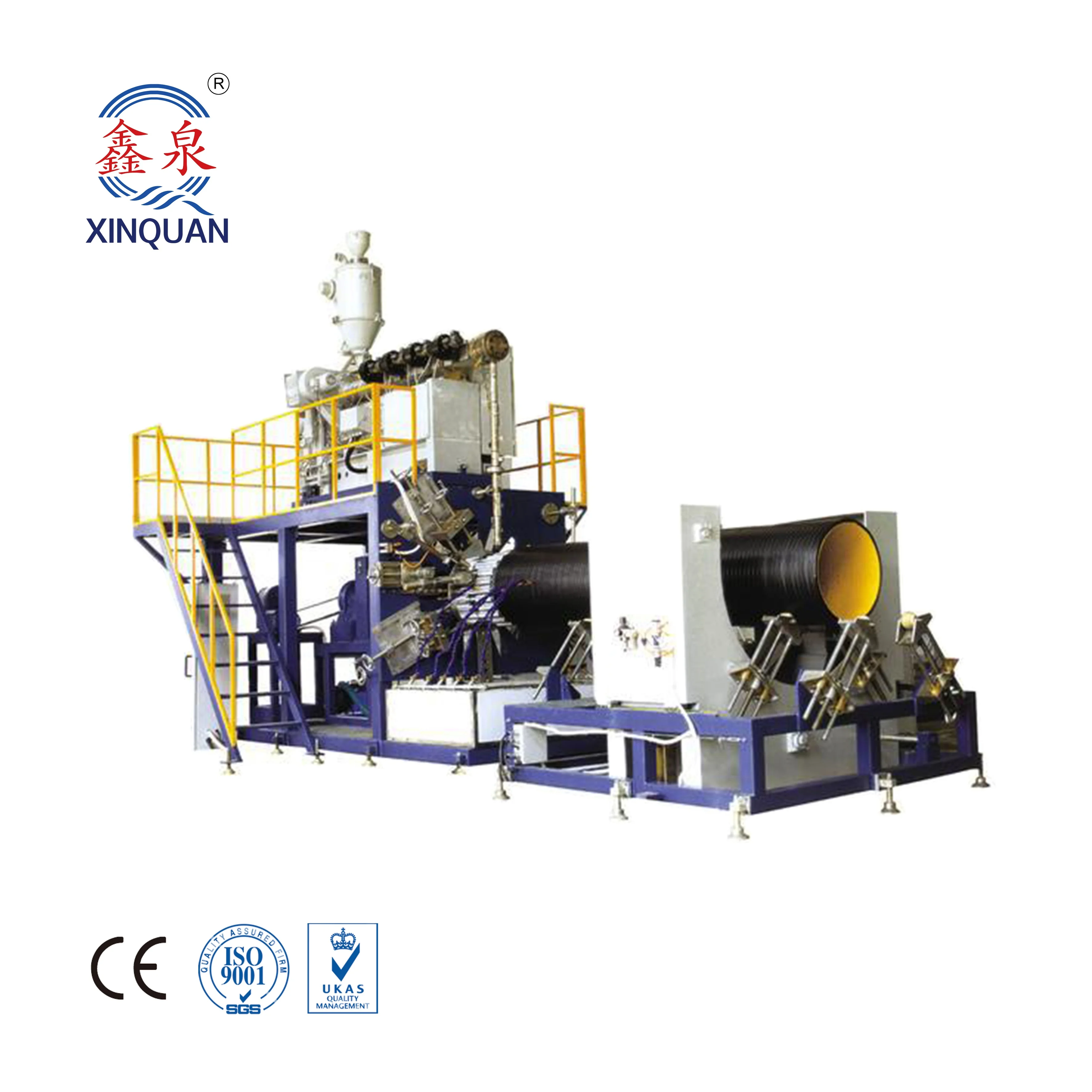Plastic extruders polyurethane thermal insulation hdpe pipe Extrusion manufactural machine Plastic extruders production line