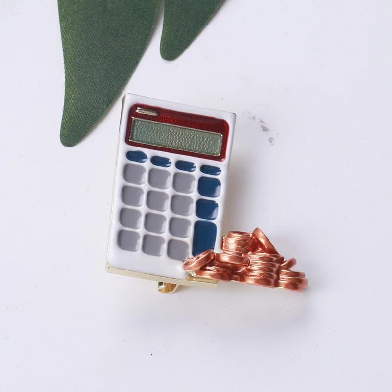 Latest arrival drop oil calculator brooch lawyer brooch
