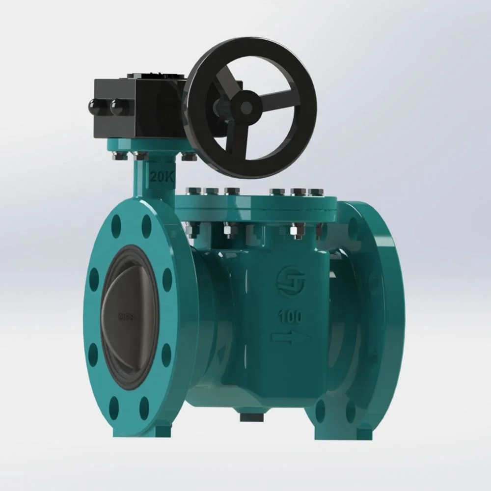 
pn16 wafer type rubber coated disc butterfly valve dn100 