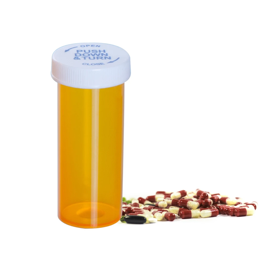 20 robot 80ml clear medicine mini pill travel drugs container