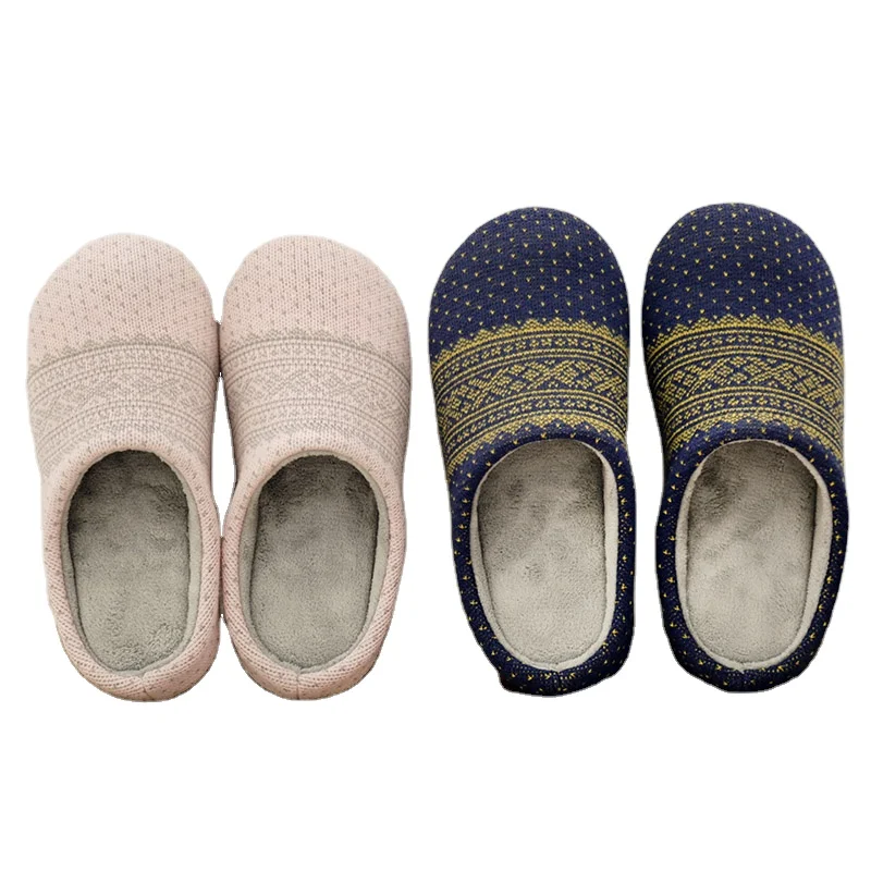 
Memory foam women indoor 100% cotton linen disposable cool cozy korean house slippers 
